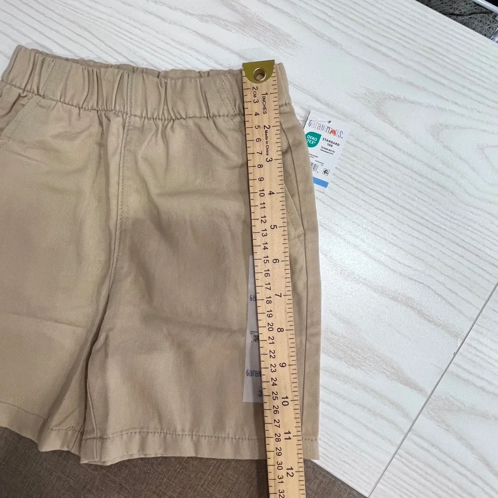 Garanimals Tank and Shorts Set Toddler Boys 3T Gray Khaki Iguana Surfboard 2pc
